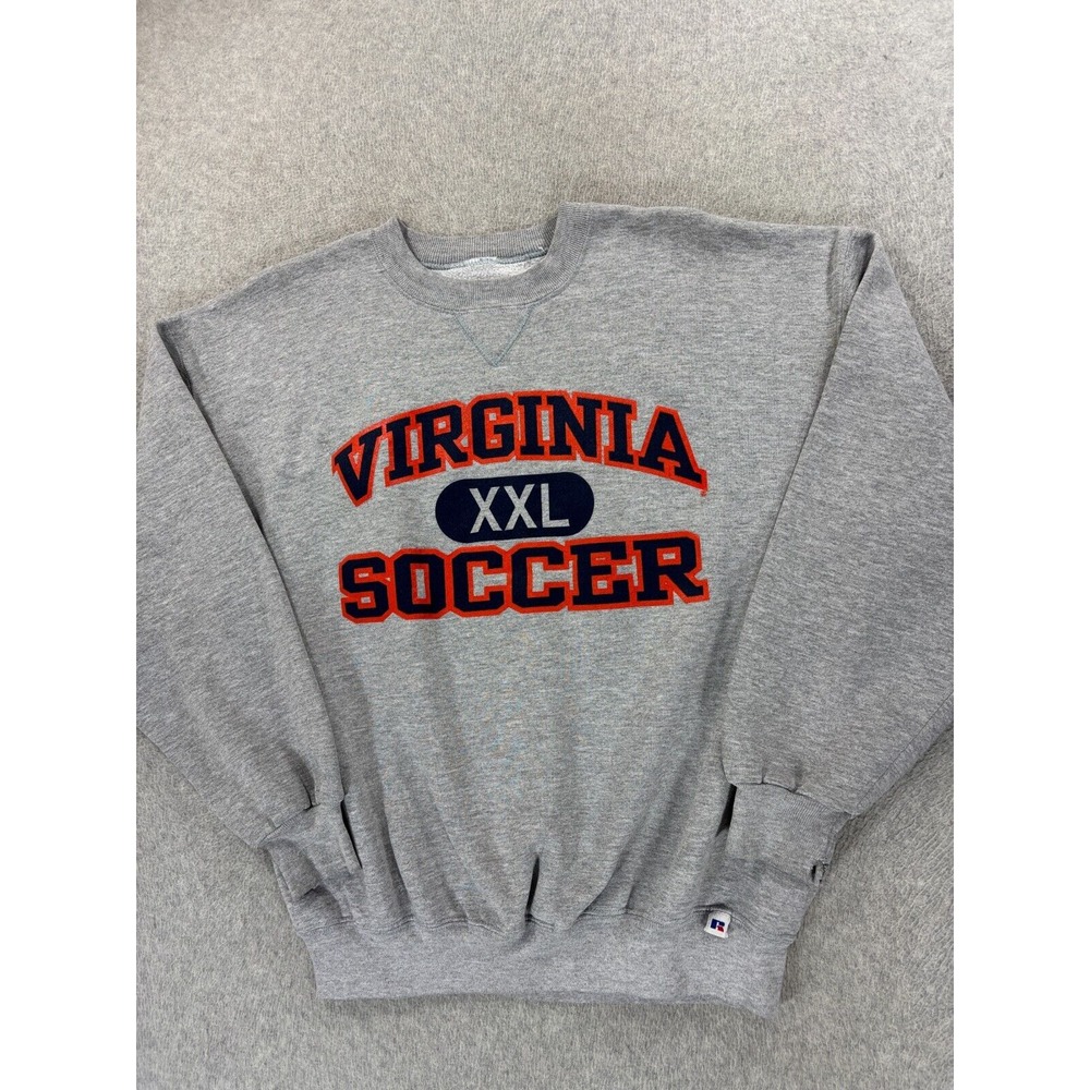 Virginia Cavaliers‎ Authentic Team Issue SOCCER Crew Sweatshirt (Men's XL) Gray